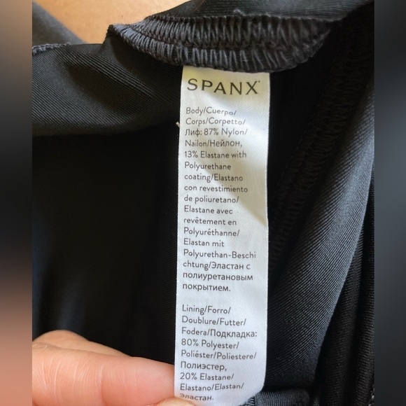 SPANX Faux Leather Leggings | Size Medium - Picture 7 of 9